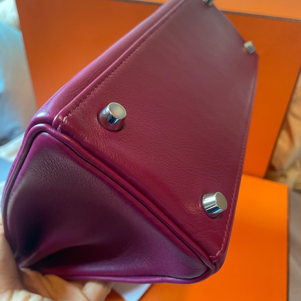 Hermes Kelly 25 Bag in Purple - Picture 8 of 15